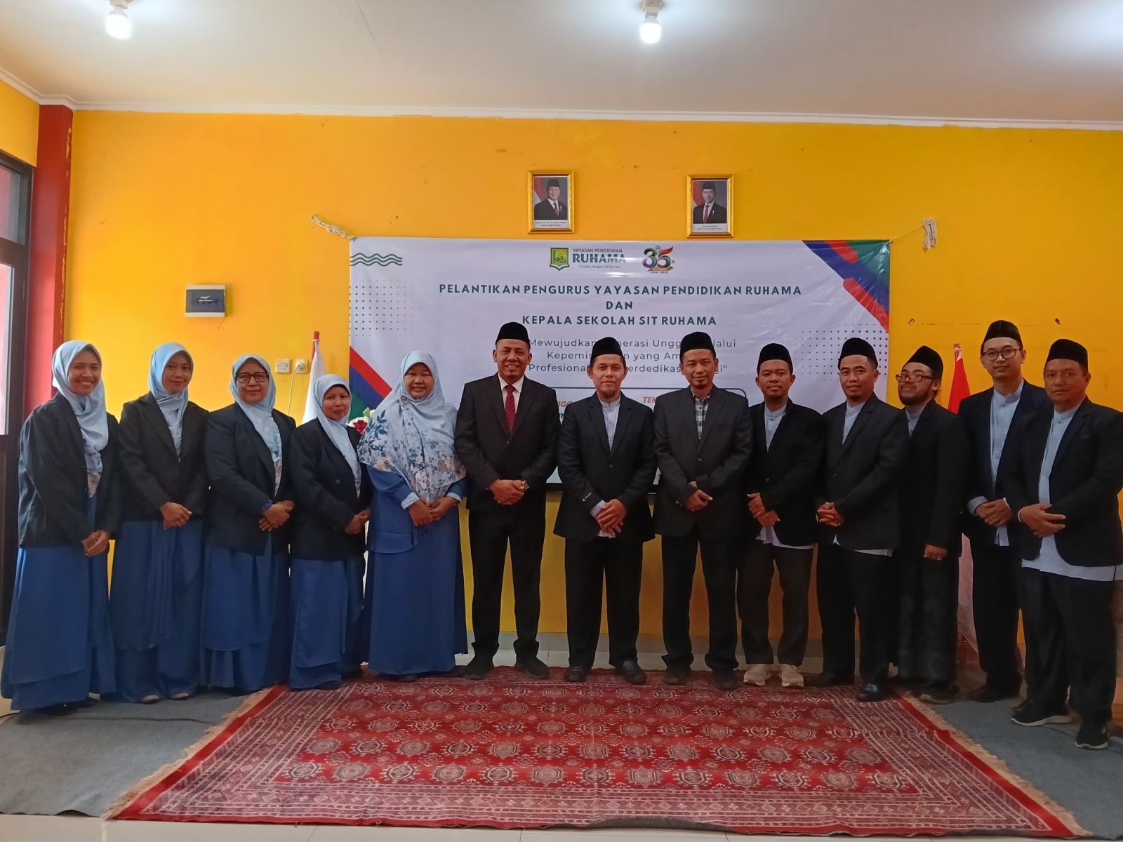 Pelantikan Pengurus Yayasan Pendidikan Ruhama dan Pimpinan Sekolah Periode Tahun 2026-2030